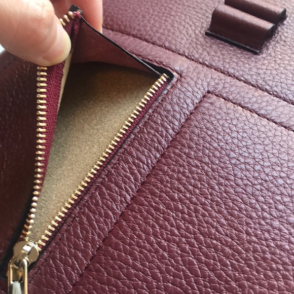 OAD NEW YORK Kit Clutch BURGUNDY DARK WINE - Picture 3 of 5